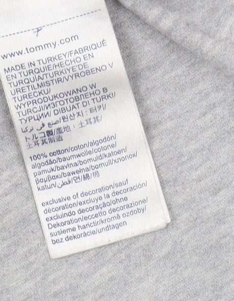 Womens UK Size M Tommy Hilfiger Grey  T-Shirt
