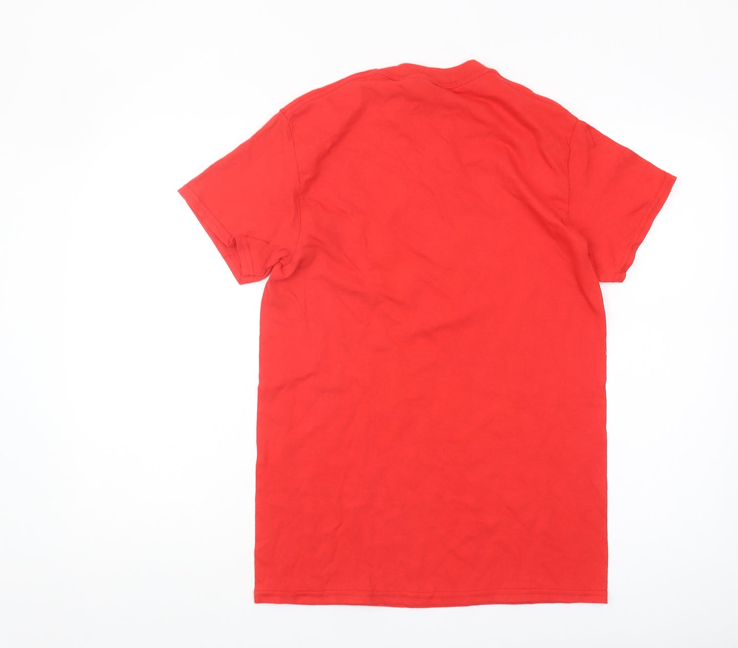 Mens UK Size S Gildan Red  T-Shirt