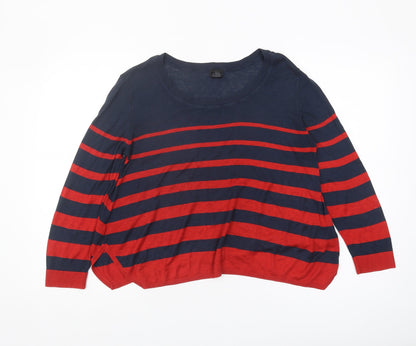 Womens UK Size M H&M Multicoloured Pullover Jumper