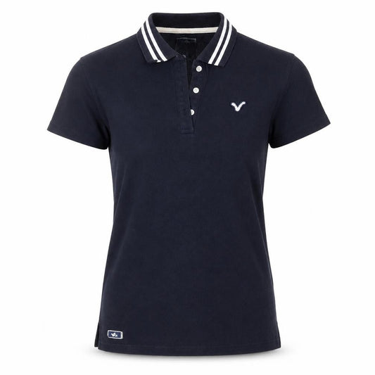 Voi Women's Black Polo Shirt Size 12 - Classic Style