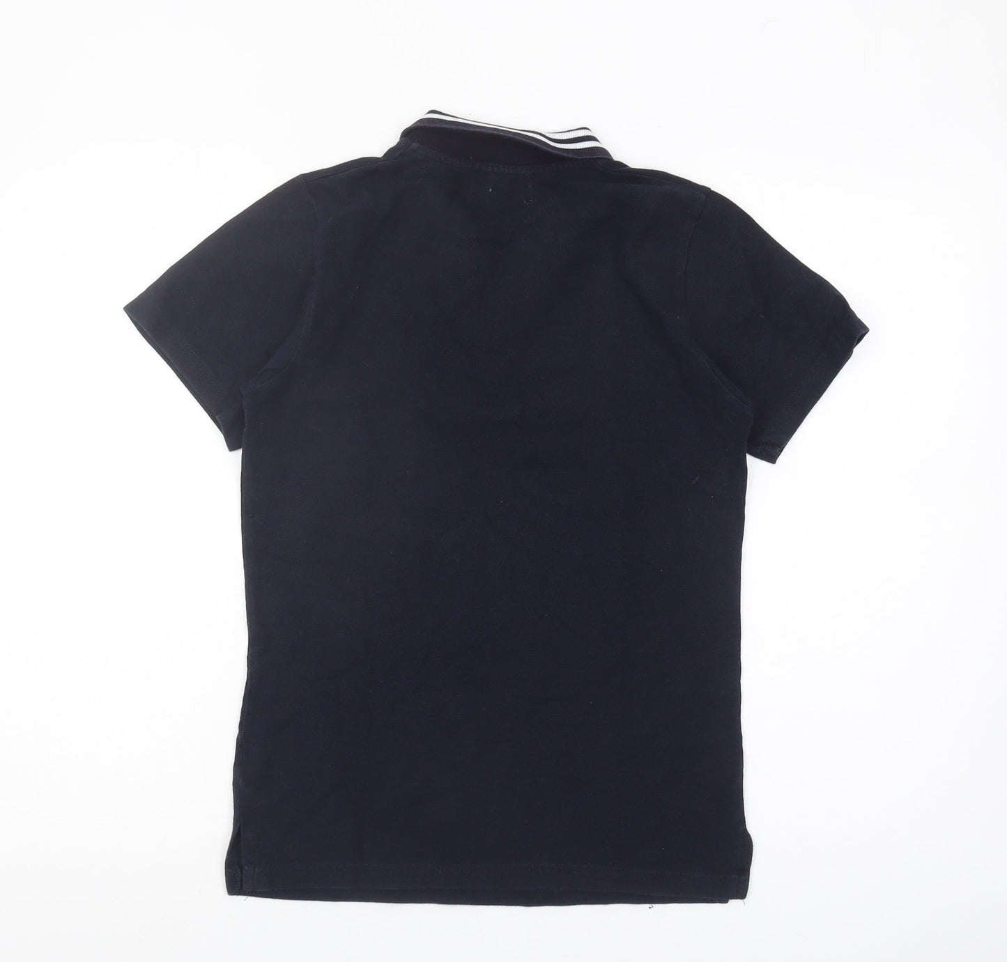 Voi Women's Black Polo Shirt Size 12 - Classic Style