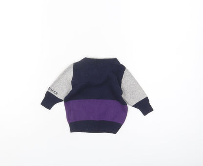 Ted Baker Unisex Multicoloured 0-3 Months Colourblock Jumper