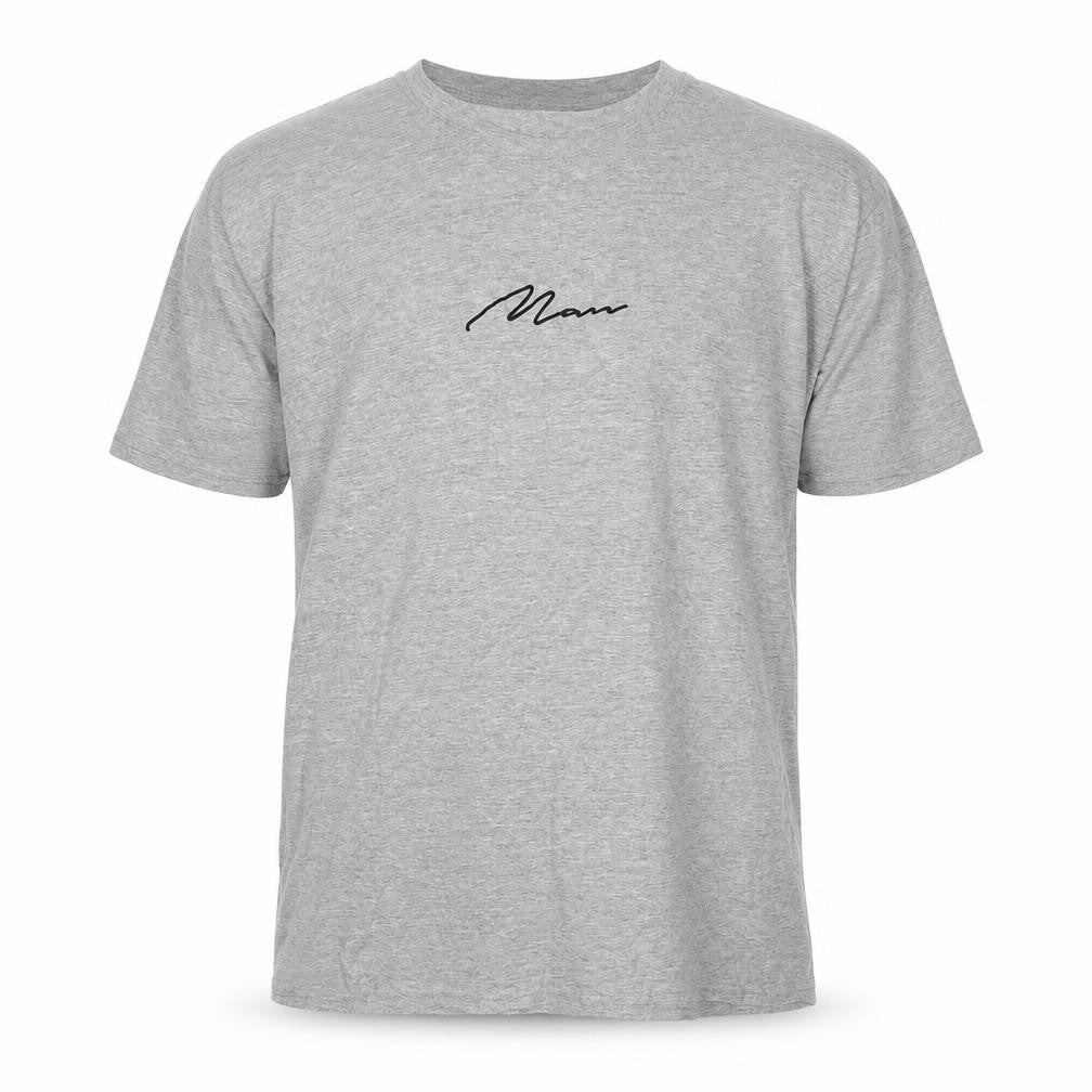 Mens UK Size L boohooMAN Grey  T-Shirt