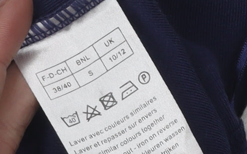 Damart Women's Blue T-Shirt Size 10/12 - Elegant Casual