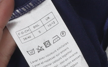 Damart Women's Blue T-Shirt Size 10/12 - Elegant Casual