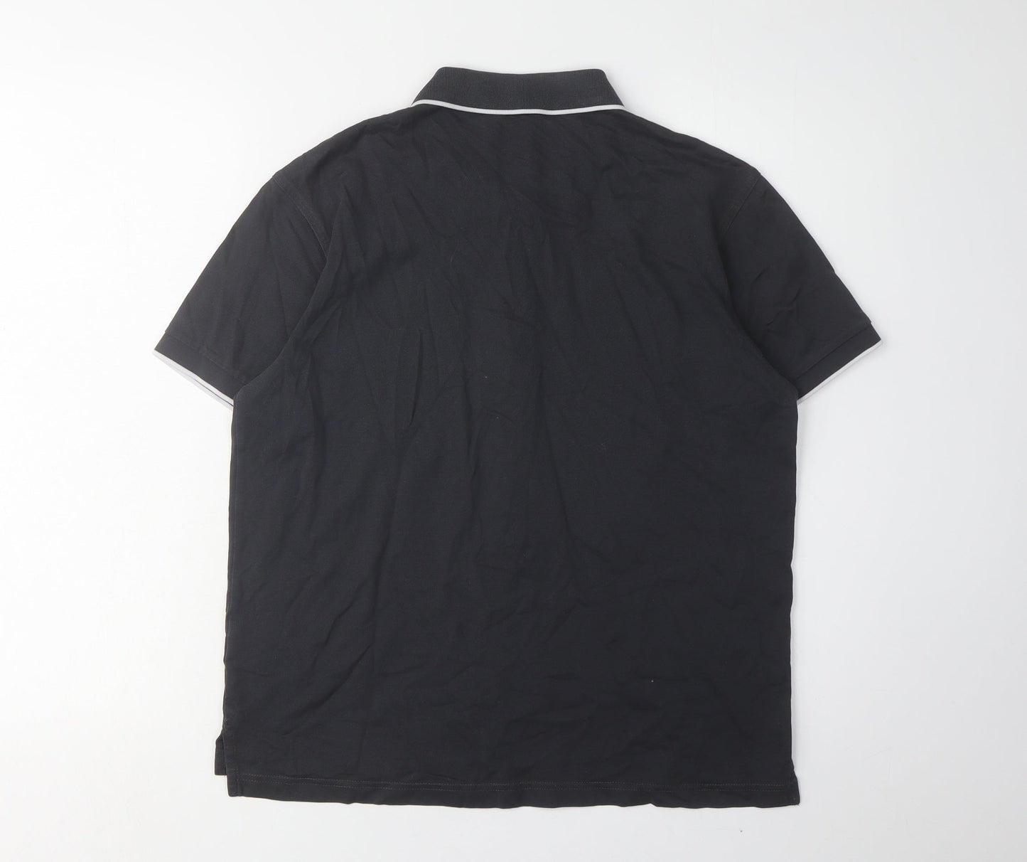 Pringle of Scotland Men's Black Slim Polo L