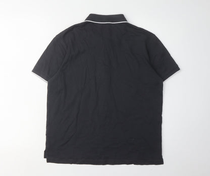 Pringle of Scotland Men's Black Slim Polo L