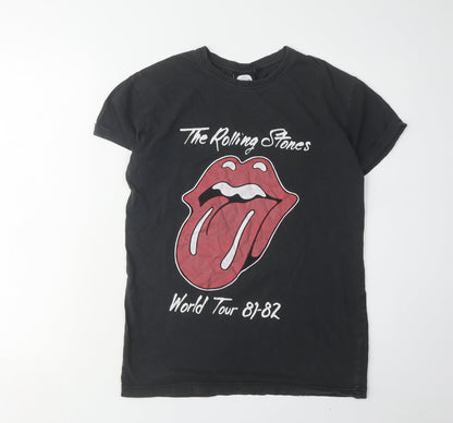 CLSR MUSIC Women's Black T-Shirt Size 10
