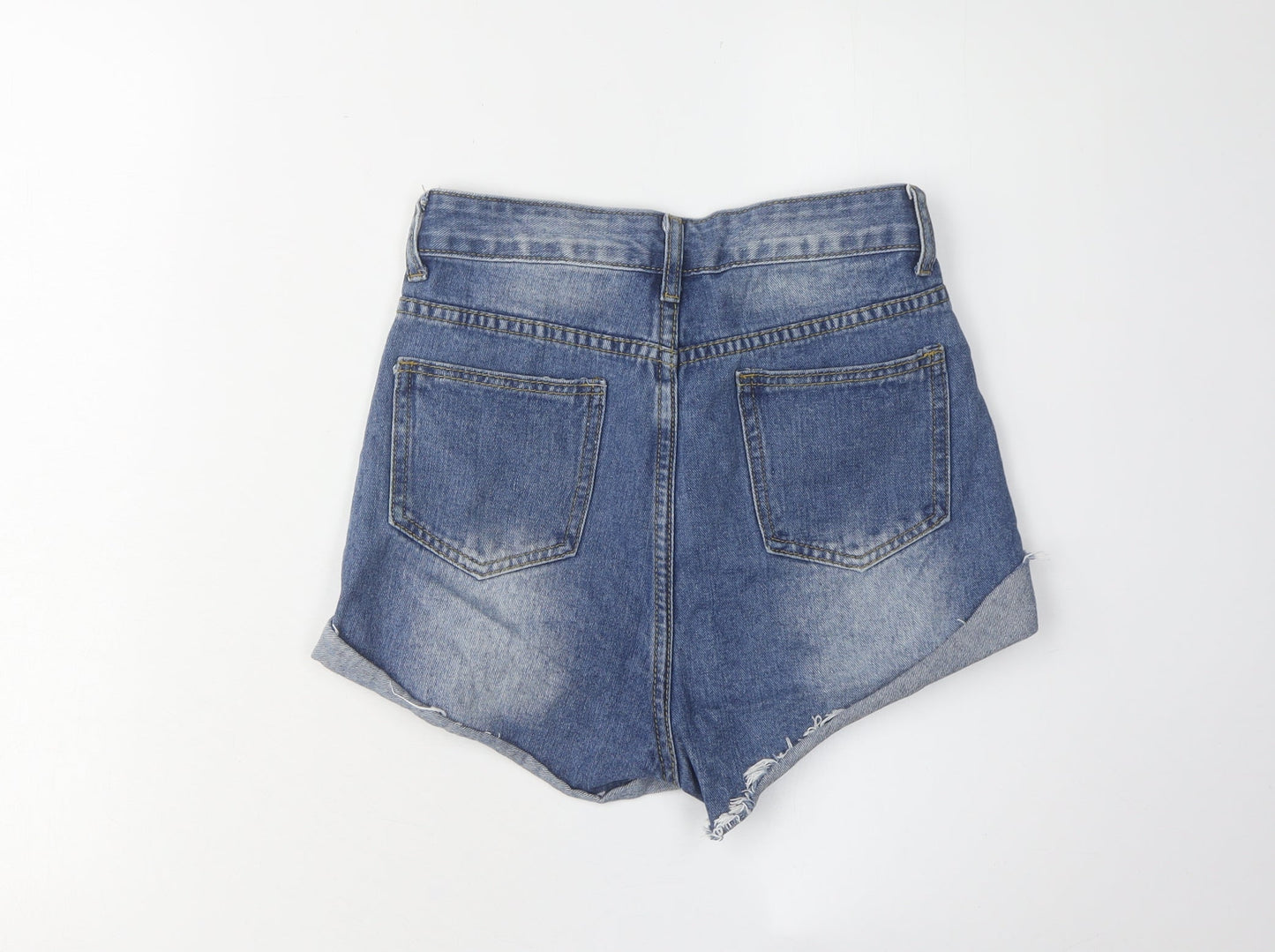 Shein Women's XS Blue Denim Cut-Off Shorts