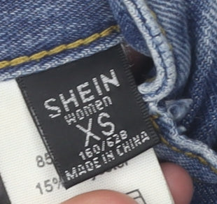 Shein Women's XS Blue Denim Cut-Off Shorts