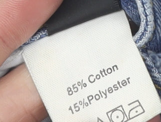 Shein Women's XS Blue Denim Cut-Off Shorts