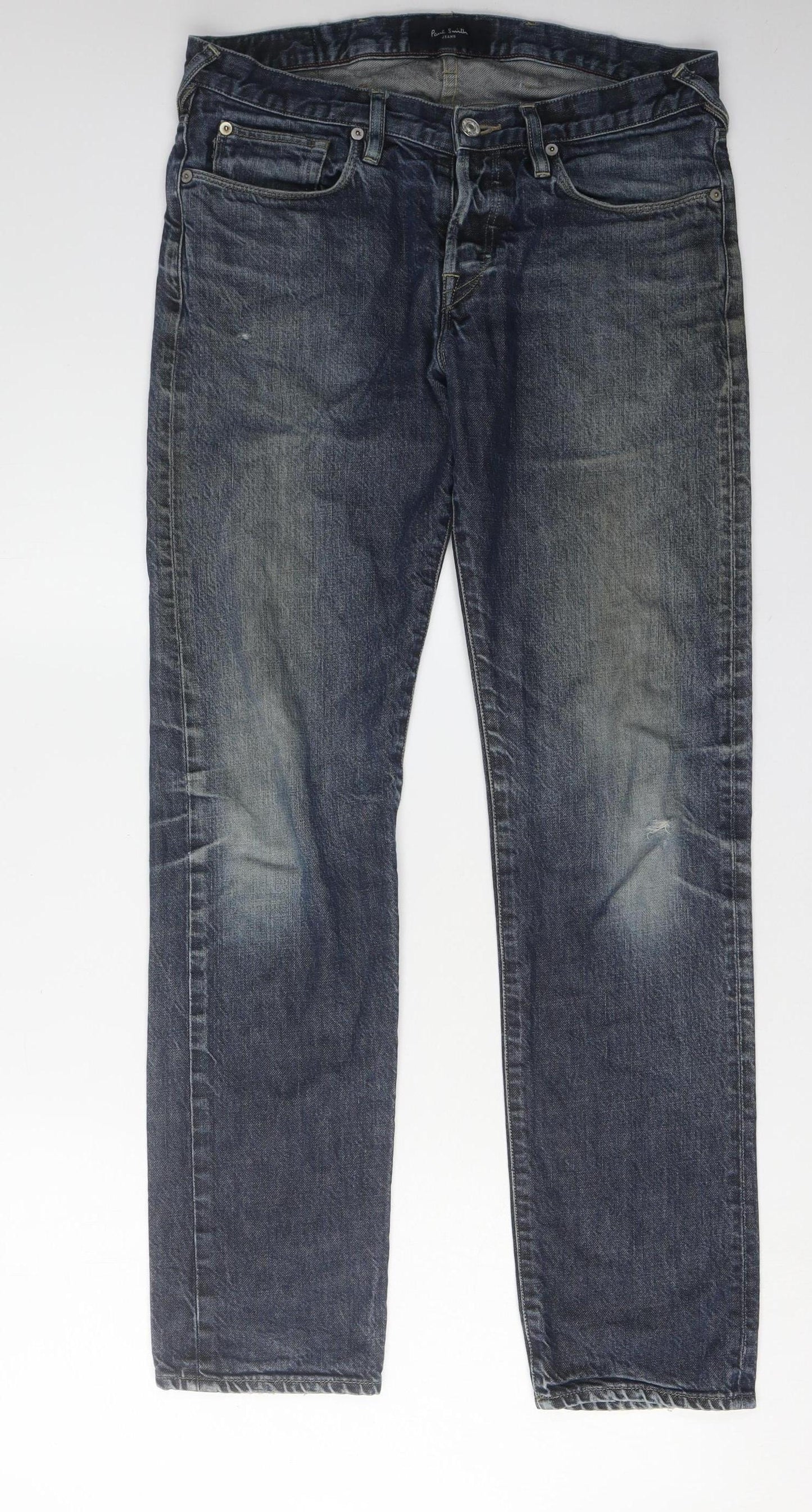 Mens UK Size 30 Paul Smith  Straight Blue Jeans