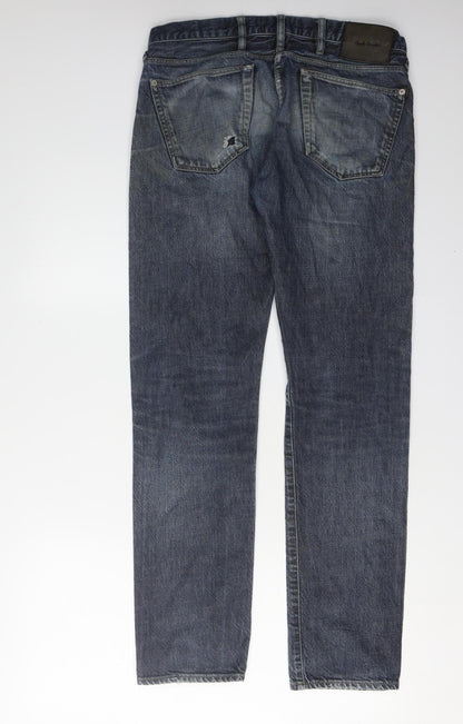 Mens UK Size 30 Paul Smith  Straight Blue Jeans
