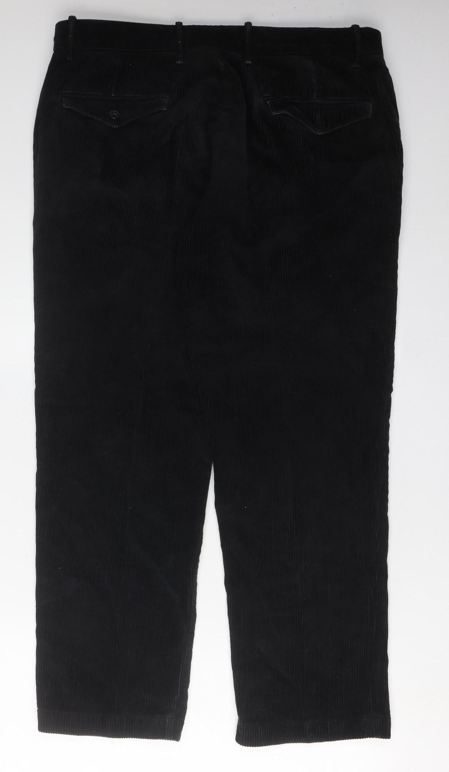 Marks and Spencer Men's Black Corduroy Trousers Size L