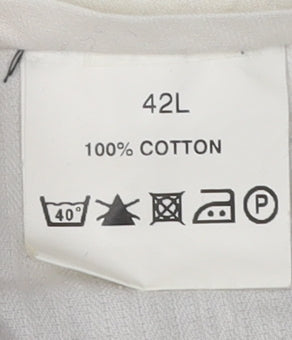 Gurteen Men's Brown Corduroy Trousers Size 42L