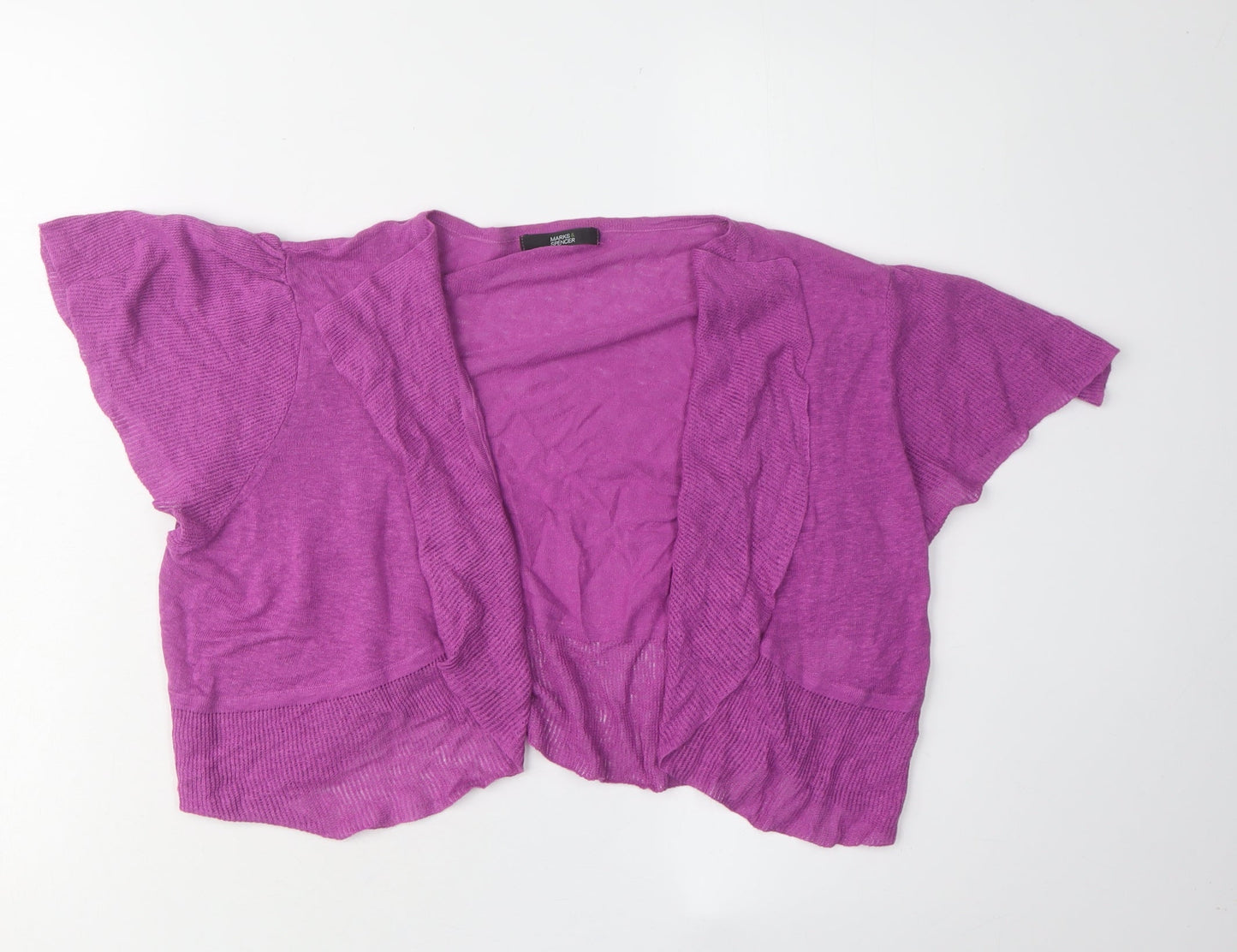 Womens UK Size 18 Marks and Spencer Purple Cardigan Jumper