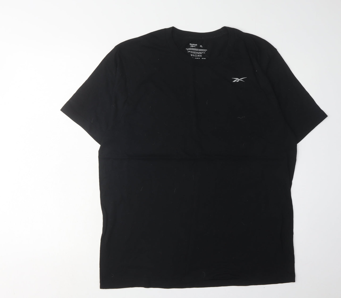 Reebok Men's XL Black Crew Neck T-Shirt