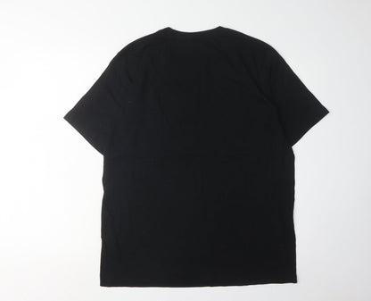 Reebok Men's XL Black Crew Neck T-Shirt