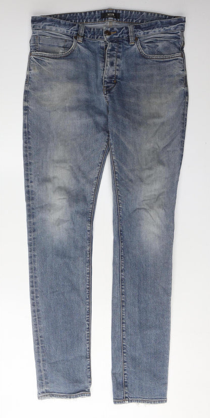 Neuw Men's Blue Skinny Jeans, Size 32, Medium Wash
