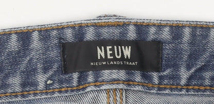 Neuw Men's Blue Skinny Jeans, Size 32, Medium Wash