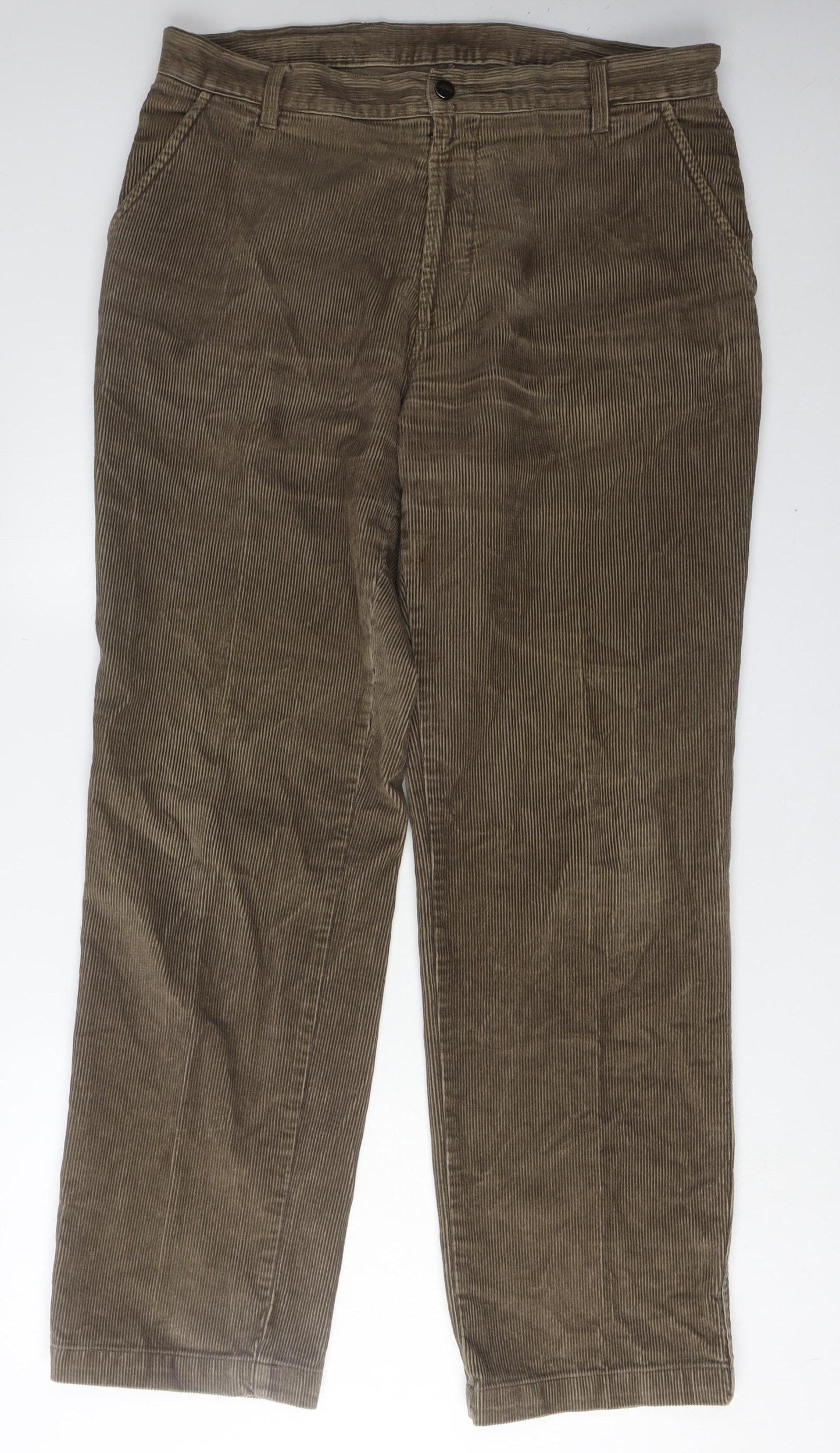 Redgreen Men's Brown Corduroy Trousers Size 52