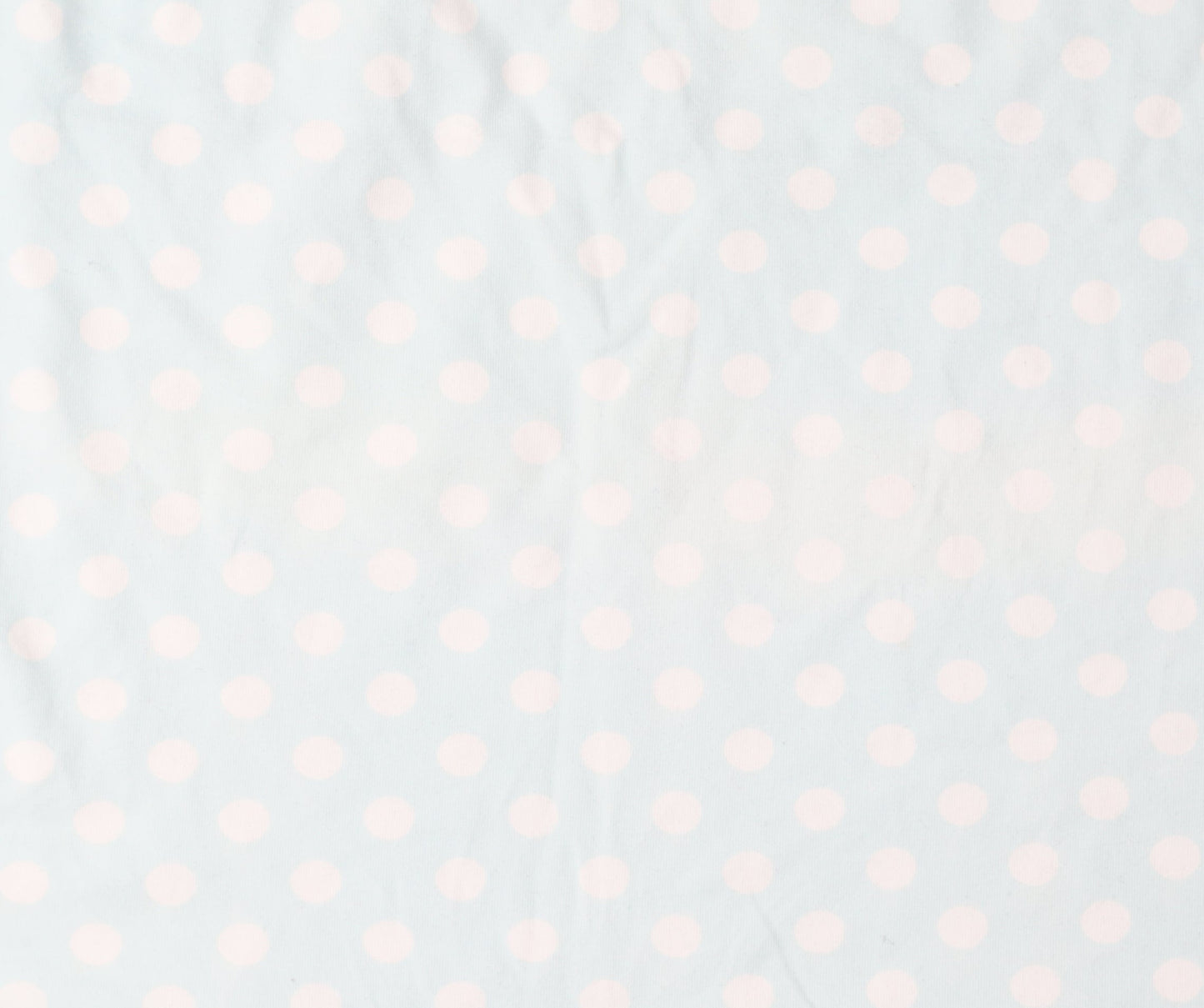 Uniqlo Girls Blue Polka Dot T-Shirt Size 9-10 Years