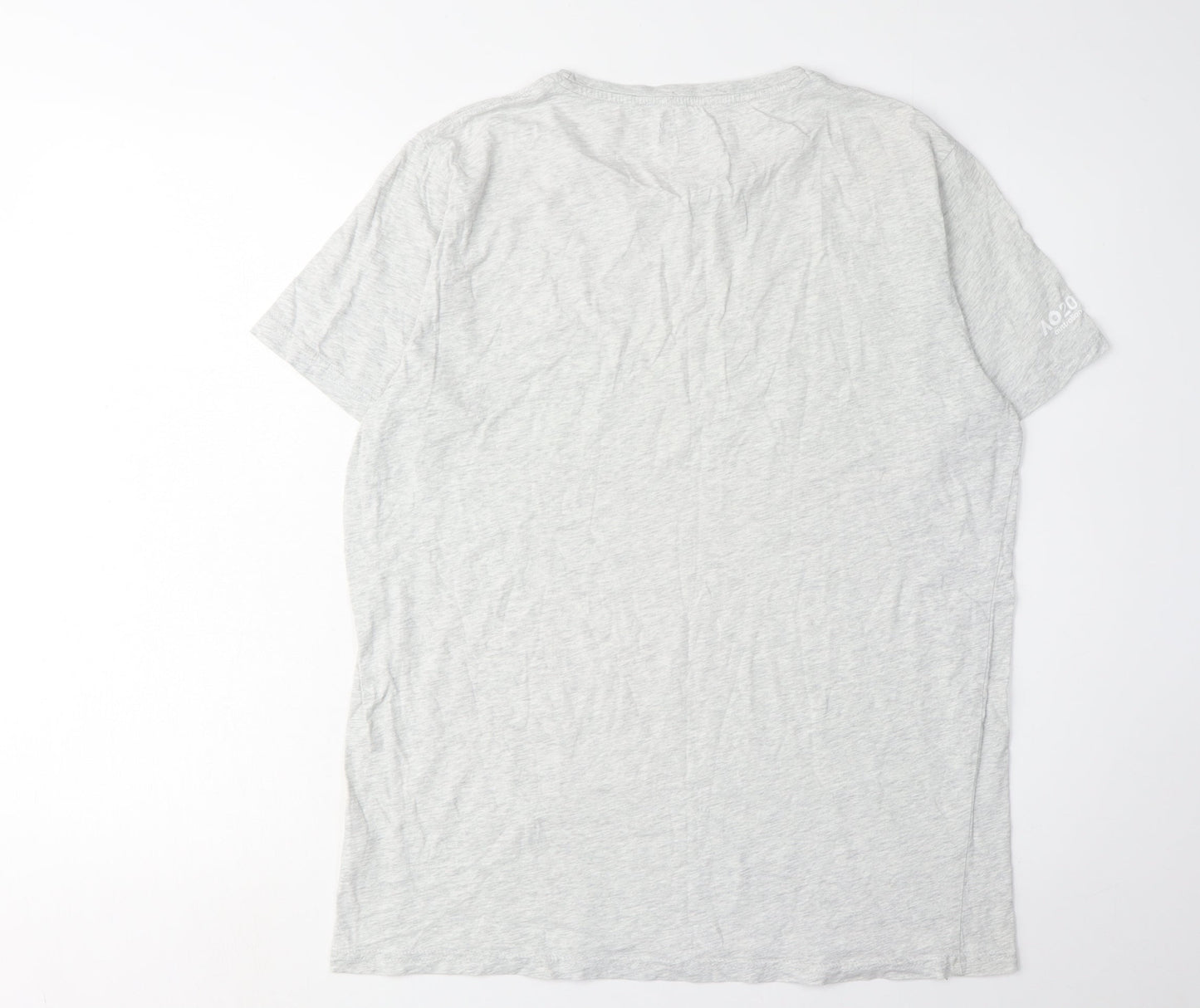 Australian Open Grey Sports T-Shirt M Casual Graphic