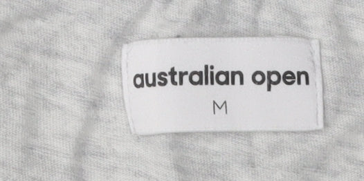 Australian Open Grey Sports T-Shirt M Casual Graphic
