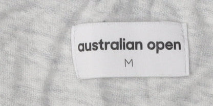 Australian Open Grey Sports T-Shirt M Casual Graphic