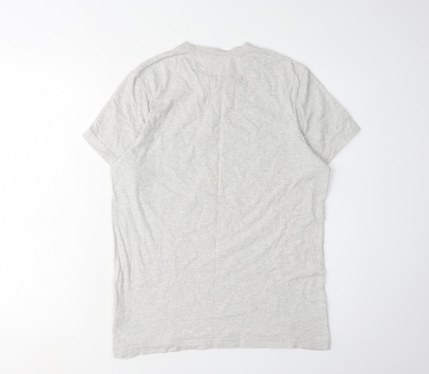 Jack Wills Men's XS Grey Cotton Crew Neck T-Shirt