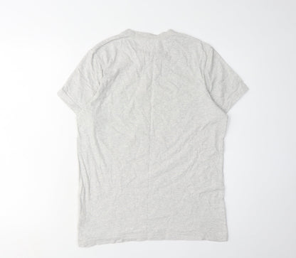 Jack Wills Men's XS Grey Cotton Crew Neck T-Shirt