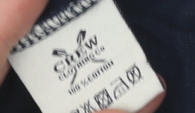 Mens UK Size M Crew Clothing Co. Blue  T-Shirt