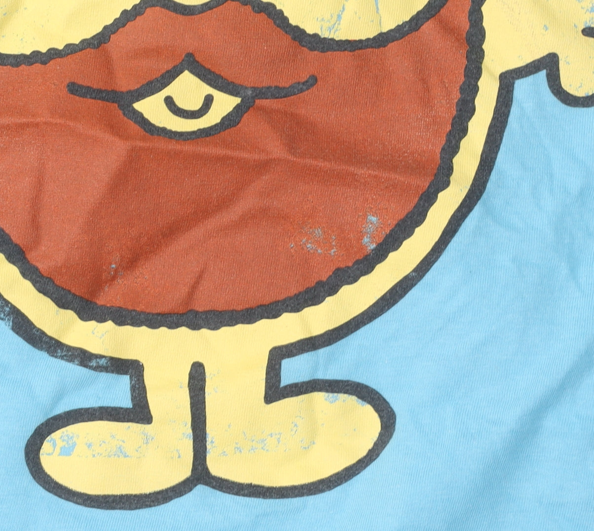 SOL'S Men's Blue Graphic Print T-Shirt, Size M