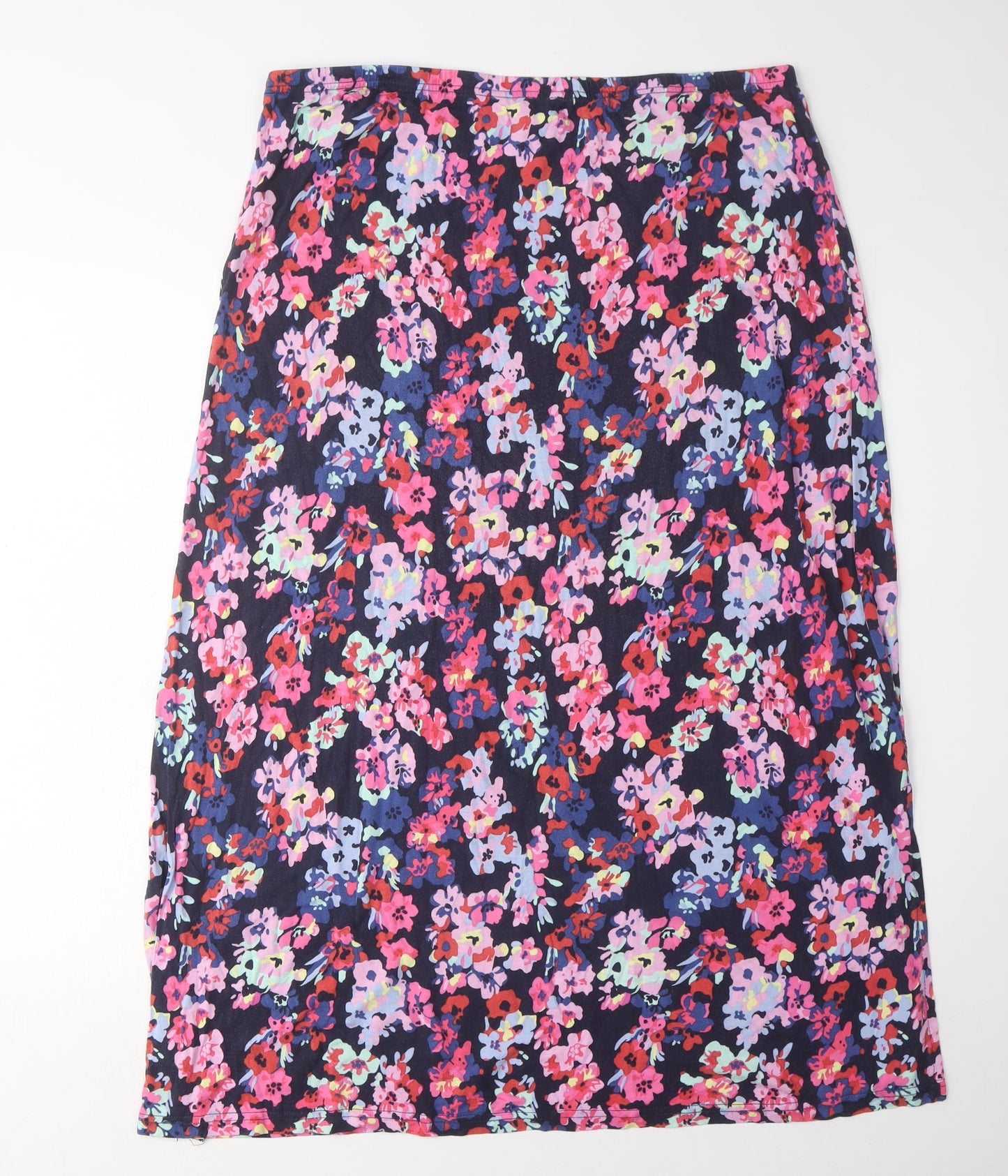 Joules Women's Floral Midi Skirt Multicoloured Size 16
