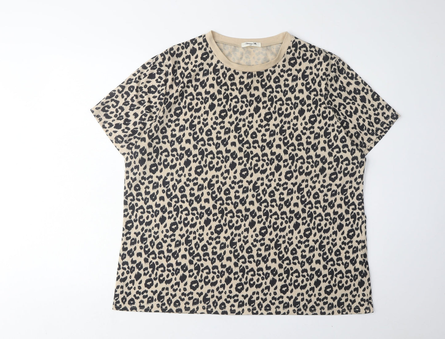 Womens UK Size 2XL Blooming Jelly Beige  T-Shirt
