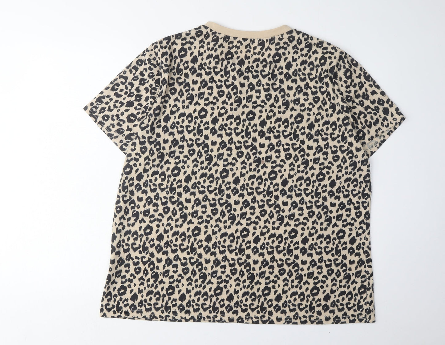 Womens UK Size 2XL Blooming Jelly Beige  T-Shirt