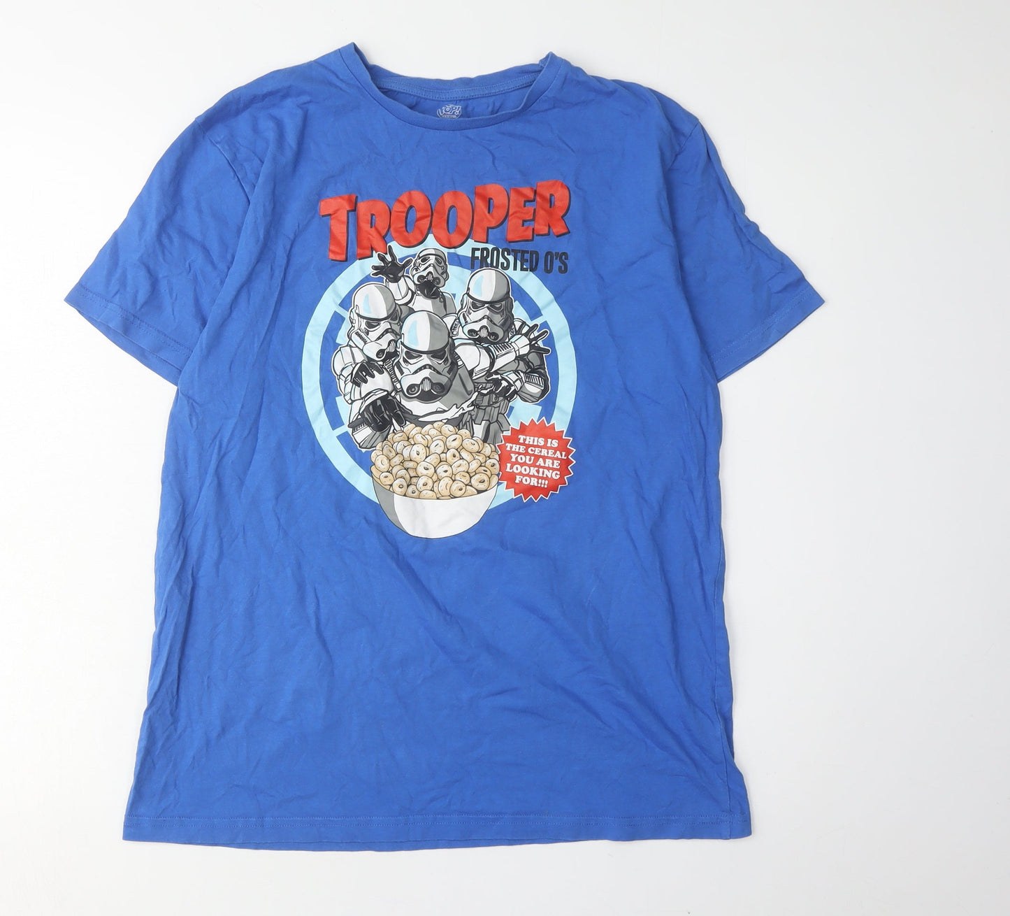 Star Wars Men's Blue Graphic T-Shirt L