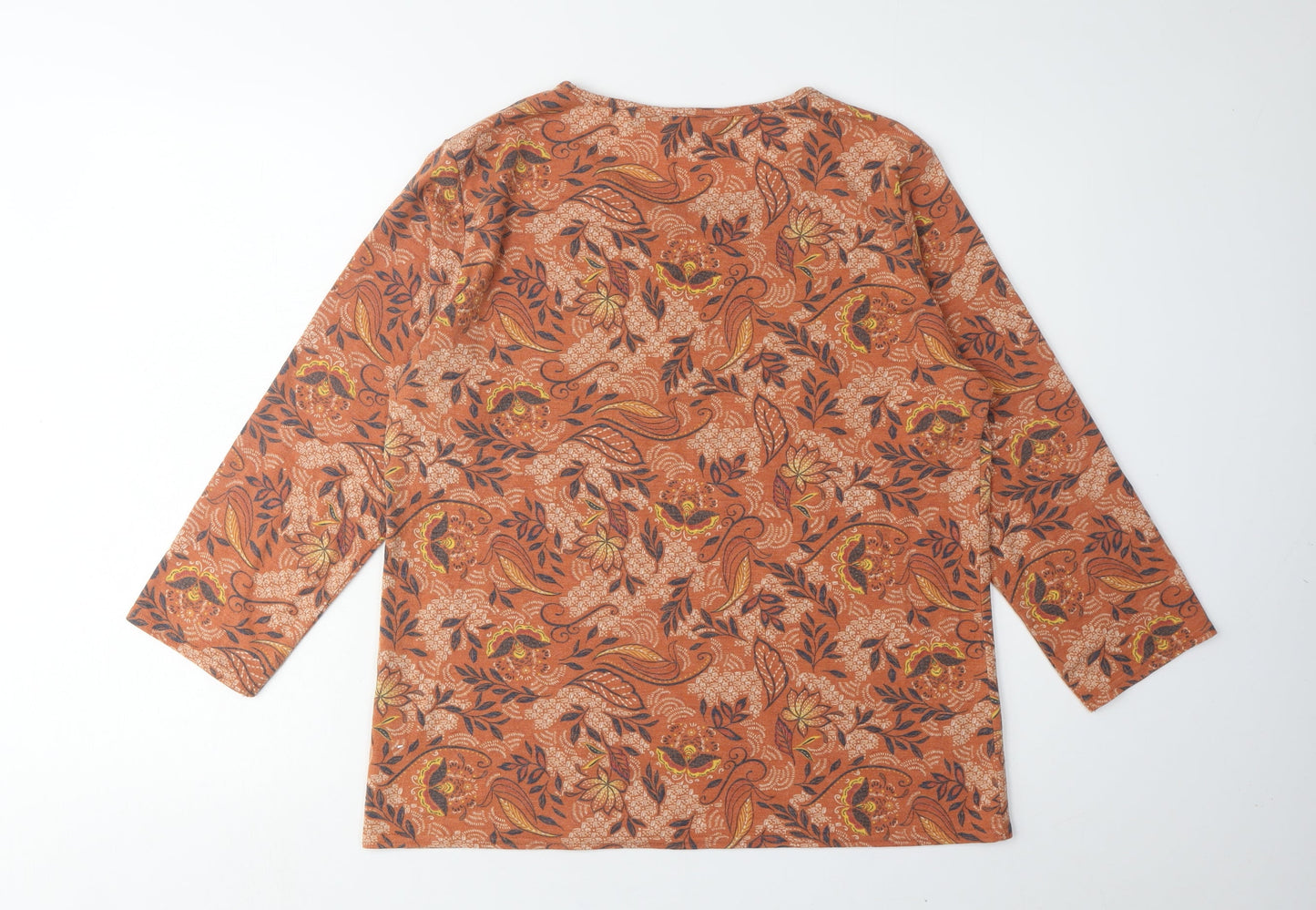 Womens UK Size M ISLE Multicoloured Basic Blouse