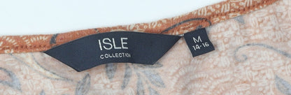 Womens UK Size M ISLE Multicoloured Basic Blouse