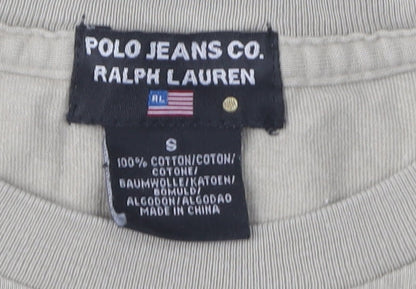 Ralph Lauren Beige Men's Small T-Shirt