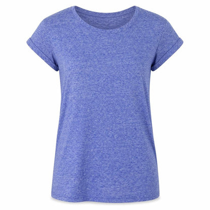 Womens UK Size 6 Warehouse Blue Basic T-Shirt