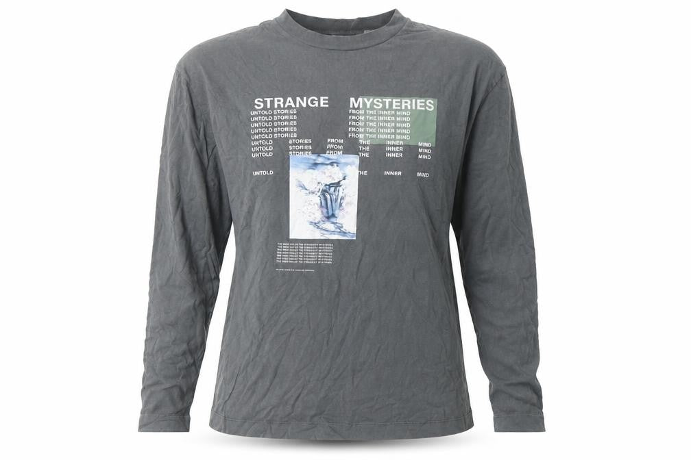 Unisex Adults UK Size 10 COLLUSION Grey  T-Shirt