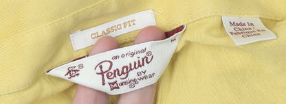 Original Penguin Men's Yellow Classic Polo Shirt M