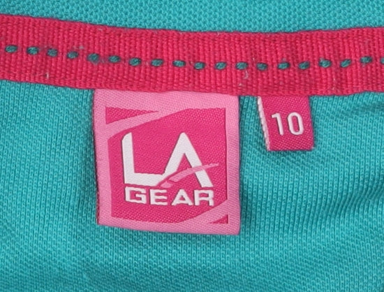 Womens UK Size 10 LA Gear Green  Polo