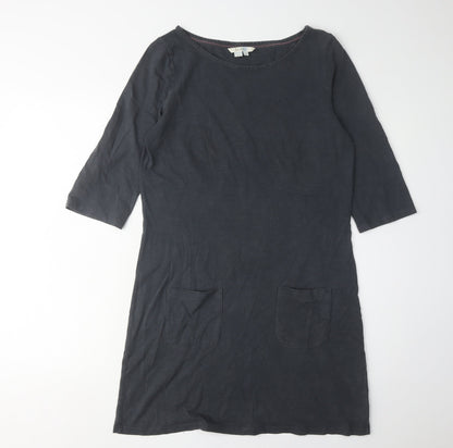 Boden Women's Black Shift Dress Size 10 with Pockets