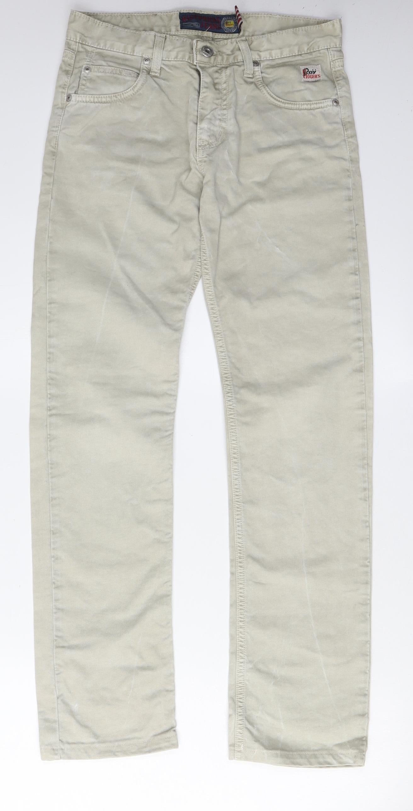 Roy Roger's Women's Beige Straight Jeans Size 12