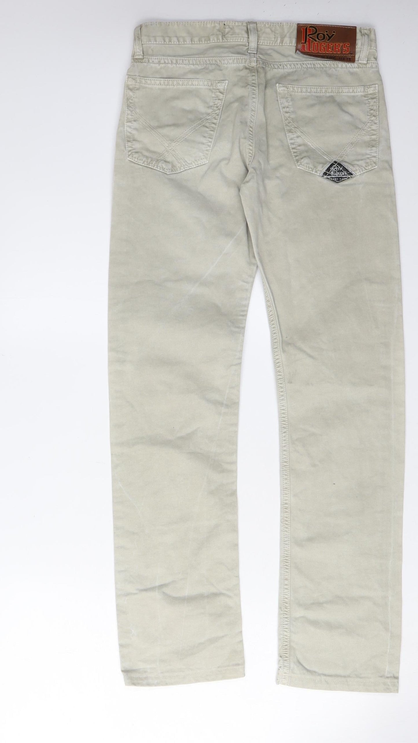 Roy Roger's Women's Beige Straight Jeans Size 12