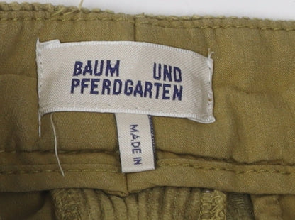 Baum und Pferdgarten Women's Green Corduroy Trousers Size 6