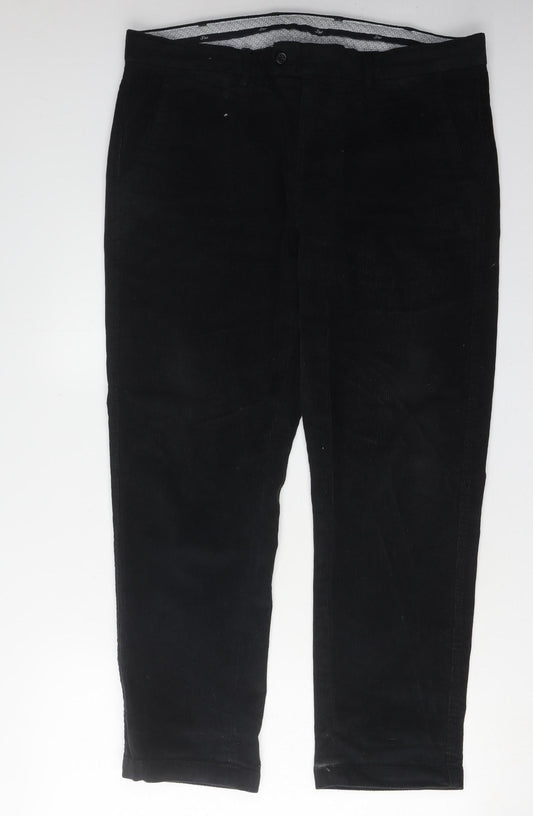 Samuel Windsor Black Corduroy Trousers Men’s Size 38