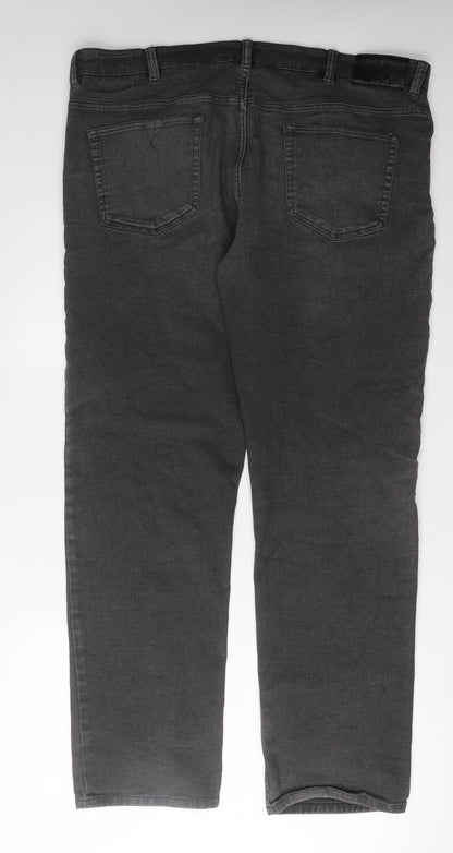 English Laundry Men's Black Jeans 40X34 Mid Rise